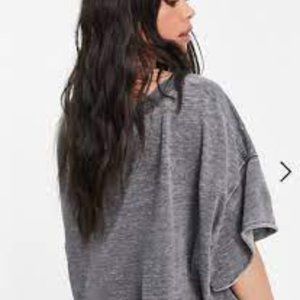 Free People Cozy Girl T-shirt Bodysuit